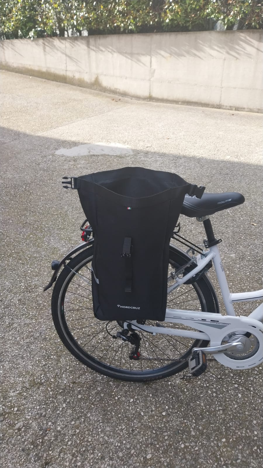 Rolly - Borsa da bicicletta per portapacchi con catarifrangenti 10 Lt